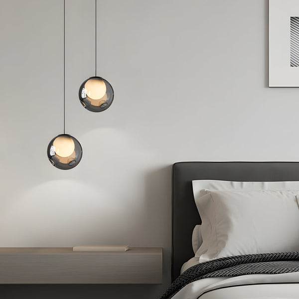 6 3 Inch Glass Bubble 1 Light Pendant Light
