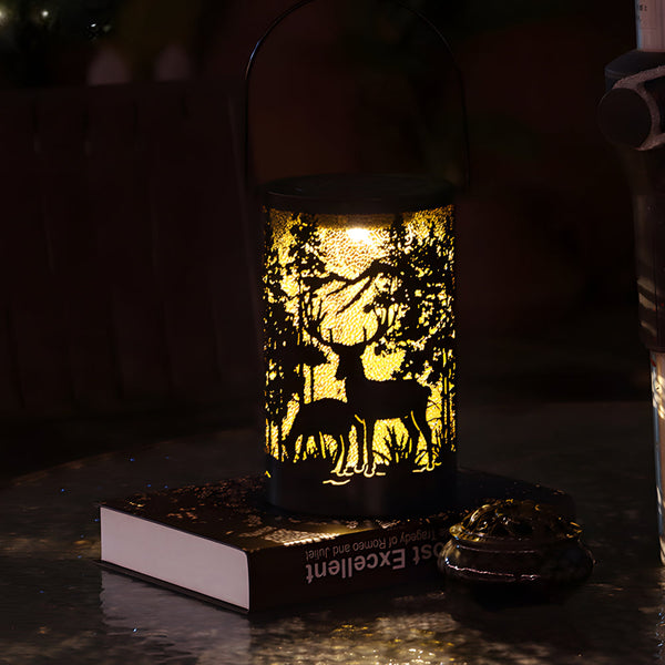 Hollow Deer Waterproof Solar Lantern Li002676