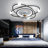Stepless Dimming Led Nordic Ceiling Fan Light