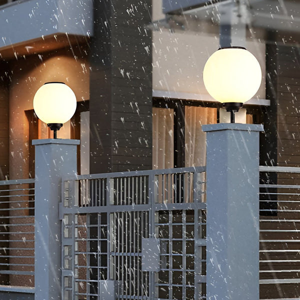 Ball Waterproof Led Solar Post Lights Li001995