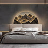 Semicircular Led Lighting Wall Decorative Painting