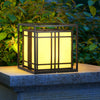 Retro Square Waterproof Outdoor Post Caps Lights