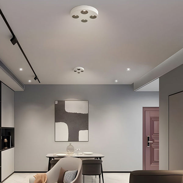 9 1 Inch Peg 4 Light Led Flush Mount Ceiling Light For Bathroom