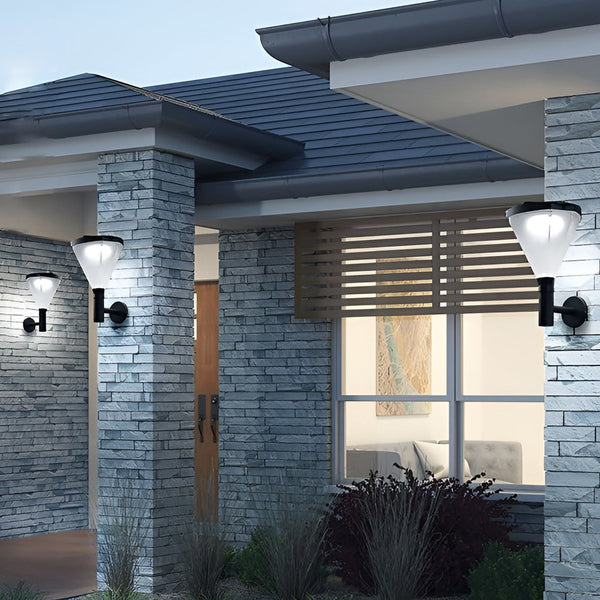 Geometric Outdoor Plug In Wall Lamp Li002041
