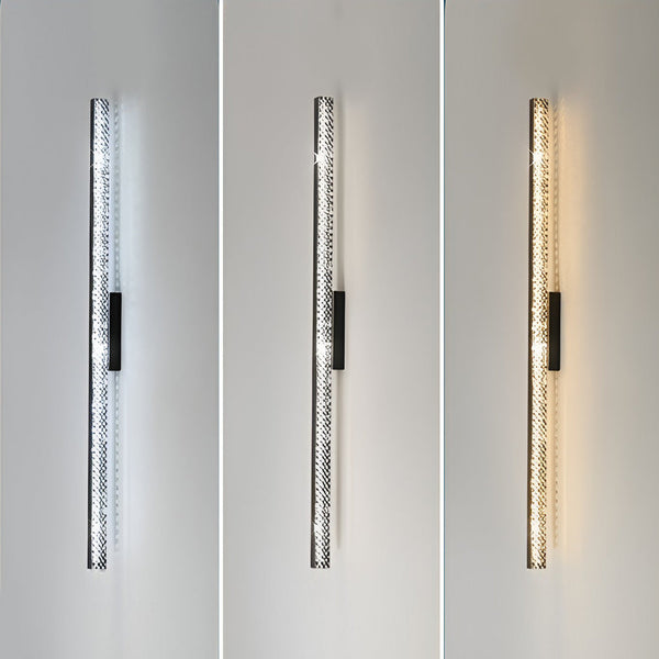 41 Inch Long Linear Acrylic Brilliant Sword Led Wall Sconce
