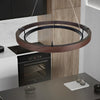 Round Black Modern Chandelier Ha091641