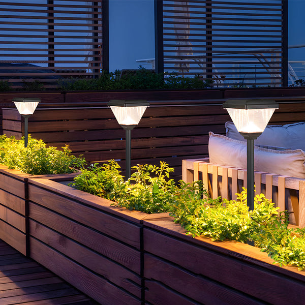 27 6 Inch H Black Solar Outdoor Pathway Light