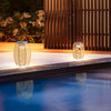 Portable Rattan Led Outdoor Lantern Ha083788