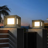 Square Solar Post Caps Light Ha092530