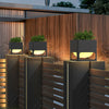 Square Outdoor Fence Post Light Ha093081