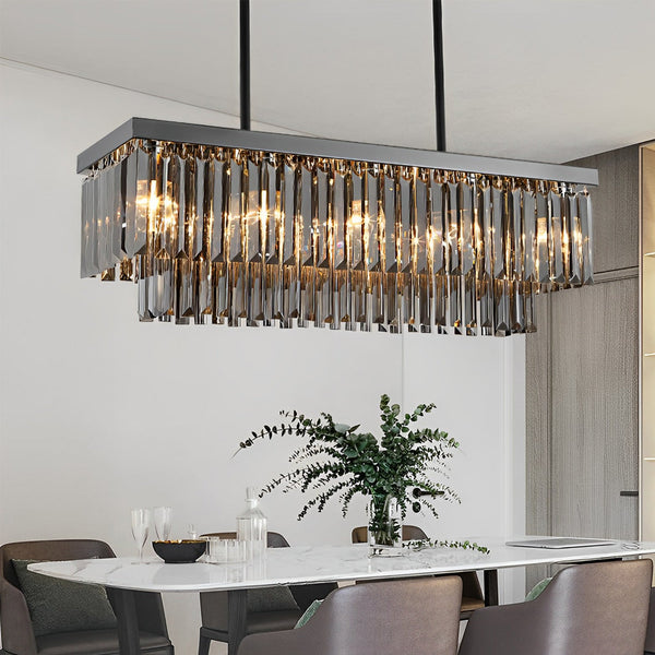 Rectangular Modern Chandelier Ha085002