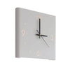 Square Metal Silent Backlit Led Corner Wall Clock Modern Wall Decor