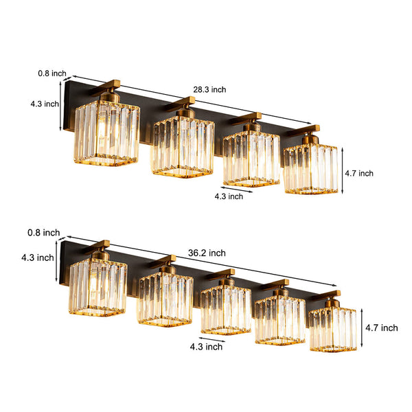 Square Crystal Luxury Wall Lamp Ha098821