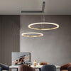 2 3 Circles Rings Three Step Dimming Minimalist Modern Ceiling Light Fixture