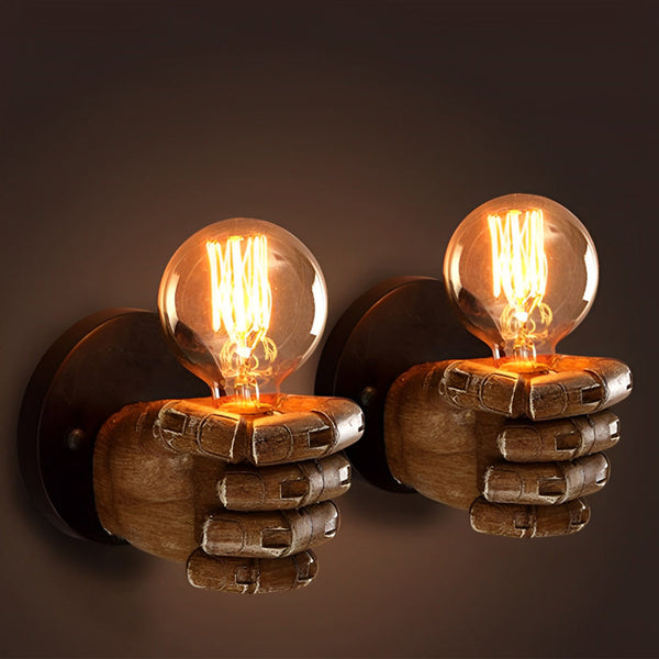 Hand Fist Shaped Wall Lamp Li002382