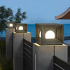 Square Solar Fence Post Light Ha092534