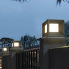 Square Solar Post Caps Light Ha092530
