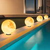 Moon Modern Solar Post Light Li001959