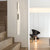 Linear Strip Led Black Nordic Wall Lamp