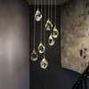 Spiral Duplex Staircase Chandelier Ha085019