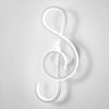 Musical Note Shaped Electroplated Wall Sconce