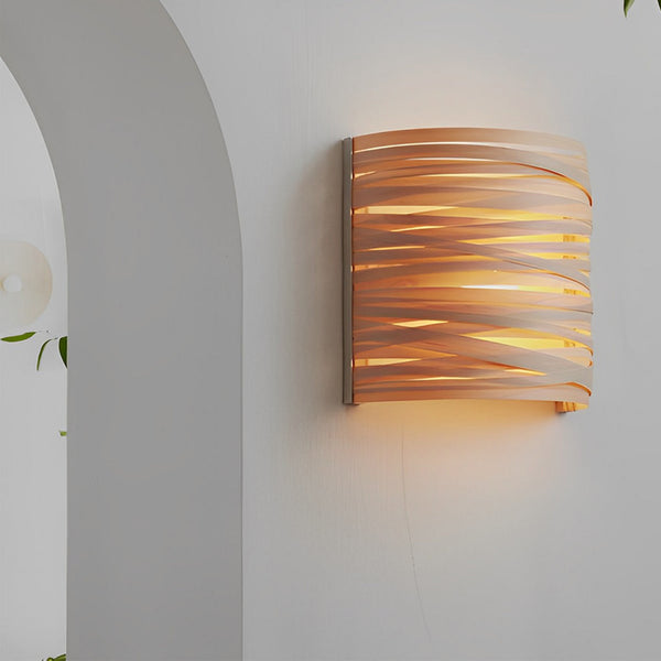 Semi Cylindrical Handmade Wall Lamp Li002348