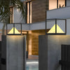 Square Modern Solar Pillar Light Ha091137