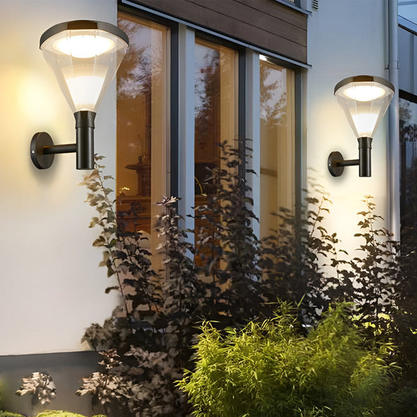 Geometric Outdoor Plug In Wall Lamp Li002041