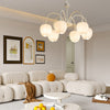 Tulips Flowers Led Milky White Chandelier Li002603