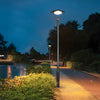 Black Led Solar Lamp Post And Pole Street Lights