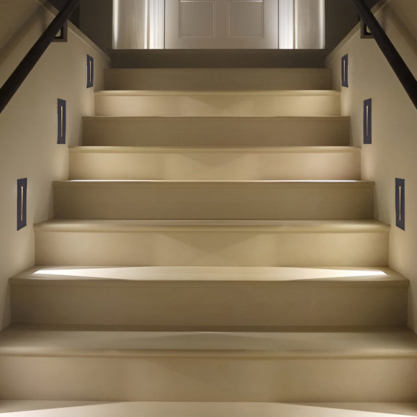 Industrial Rectangle 3W Led Ip65 Waterproof Embedded Stair Wall Lights