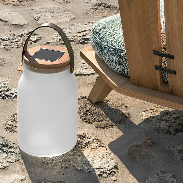 Bottle Jar Shape Solar Lantern Ha077940