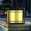 Retro Square Waterproof Outdoor Post Caps Lights