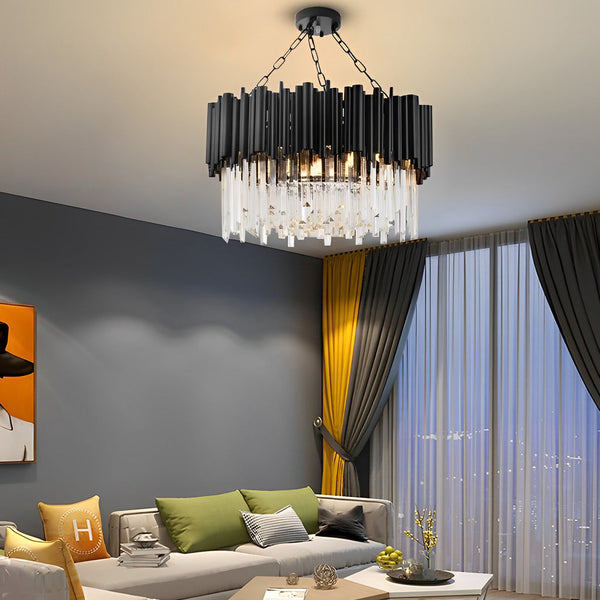 Circular Clear Modern Chandelier Ha084710