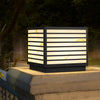 Square Ip65 Waterproof Led Solar Modern Outdoor Deck Post Lights Pillar Light