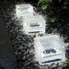 2V Mount Free Ice Cube Lights Colorful Modern Smart Solar Outdoor Step Lighting