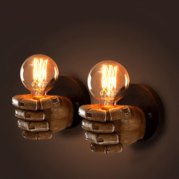 Hand Fist Shaped Wall Lamp Li002382