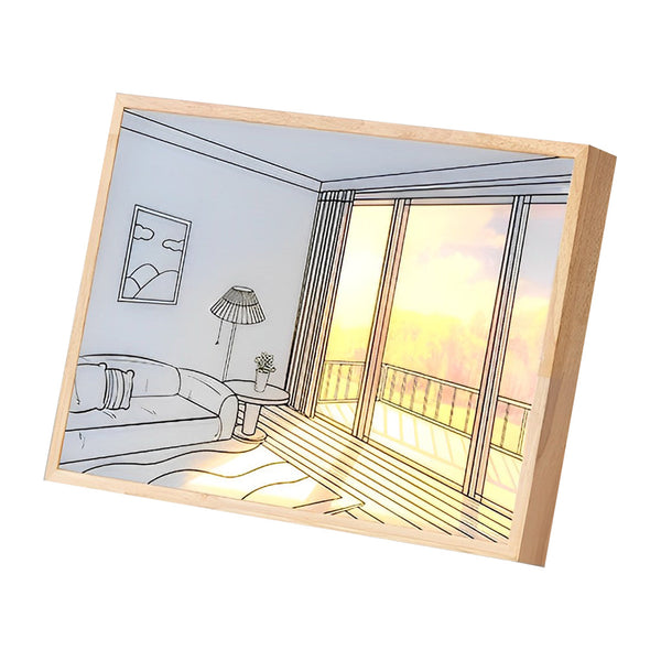 Ins Dimmable Led Painting Night Light Ha090908