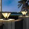 Geometric Shape Solar Fence Post Lights Li002413