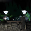 Square Retro Solar Fence Post Light Ha081283