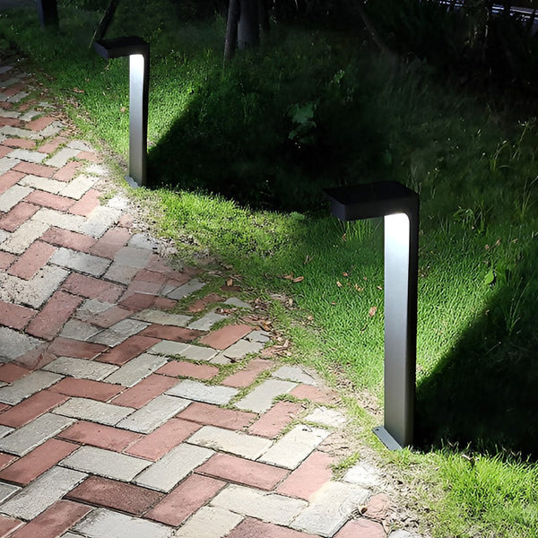 Waterproof Dusk To Dawn Sensor Led Modern Outdoor Solar Path Walk Lights Landscape Lights