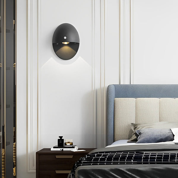 Oval Shape Usb Rechargeable Wall Lamp Ha082560