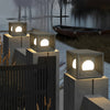 Square Solar Fence Post Light Ha092534