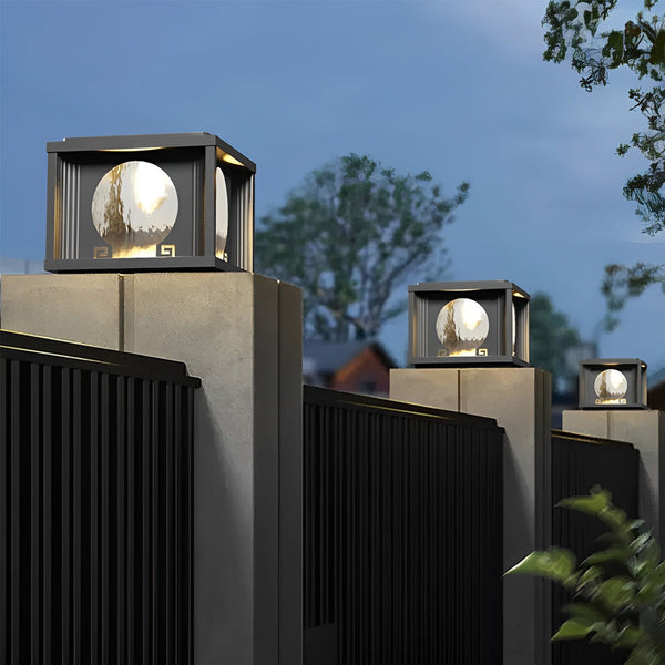 Waterproof Led Solar Outdoor Fence Lamp Ha084248