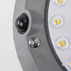 Round Solar Powered Led Outdoor Wall Light With Motion Sensor