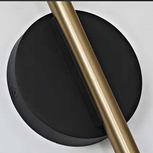 Simple Adjustable Round Led Luxury Aluminum Nordic Wall Light Fixture