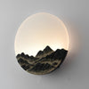 Round Mountain Scenery Outdoor Wall Lamp Li002424