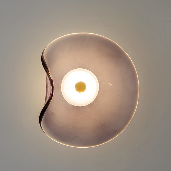 Round Glass Postmodern Wall Lamp Li002253