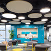 Round Pendant Led Office Lighting Modern Suspended Luminaires For Workspace