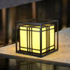 Retro Square Waterproof Outdoor Post Caps Lights
